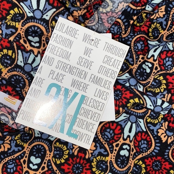 Lularoe Julia maxi dress size 2XL new with tags - Picture 8 of 9